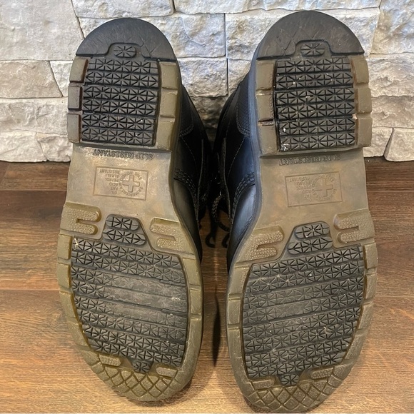 Dr. Martens Men's Earlstoke Black Steel Toe Work Boots Size 13 - Picture 5 of 16